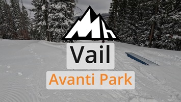 Vail Terrain Park Avanti Park